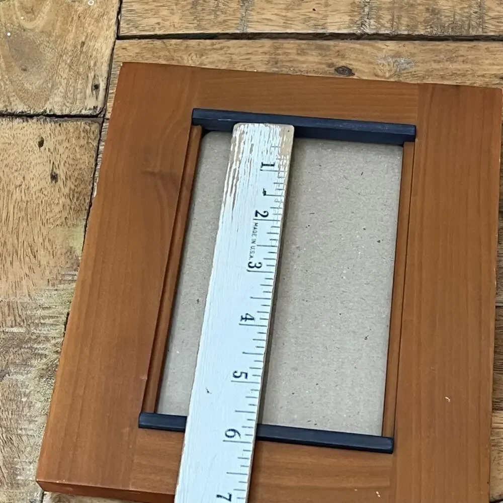 Photo Frame Light-Brown Natural Wood 4 x 6